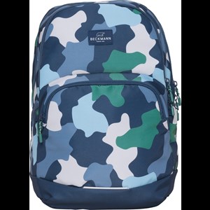 Beckmann Skolväska Sport Jr. Camo Blå