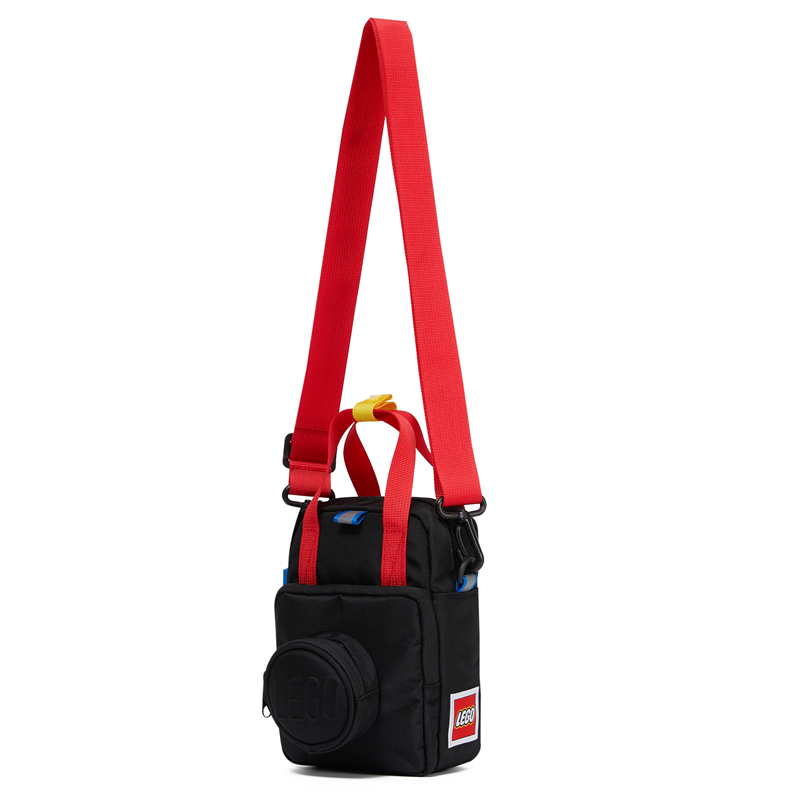 LEGO Bags Crossbody Brick 1x1 Svart/Röd 2