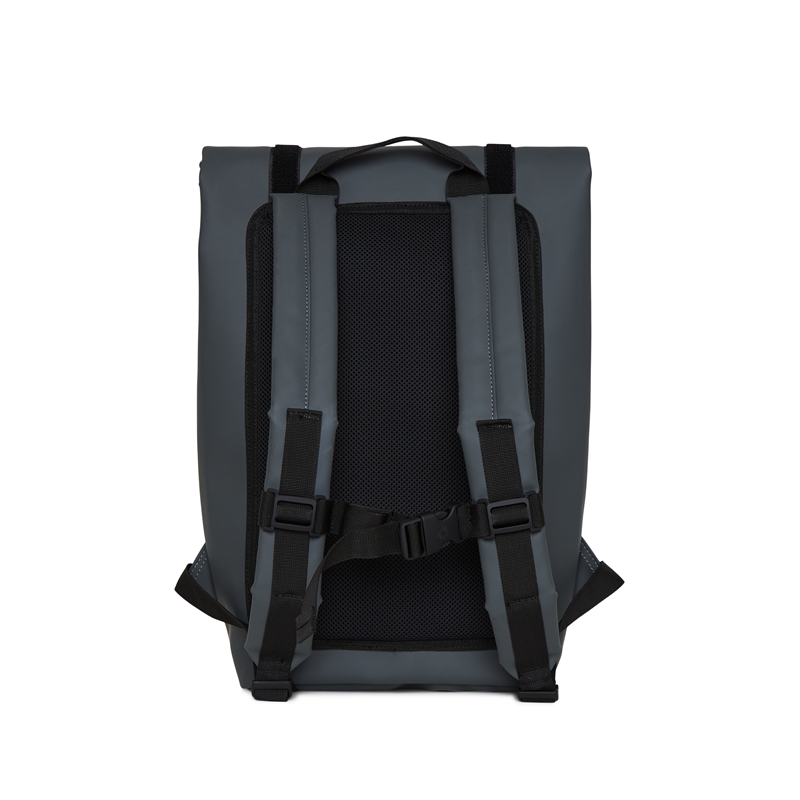 RAINS Rygsæk Velcro Rolltop Backpack Dyb koks grå 15" 2