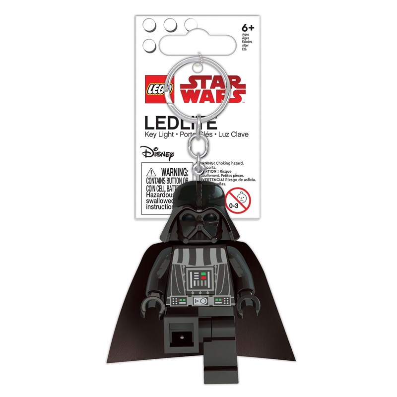 LEGO Bags Nøglering med LED lys Darth Va Sort 3