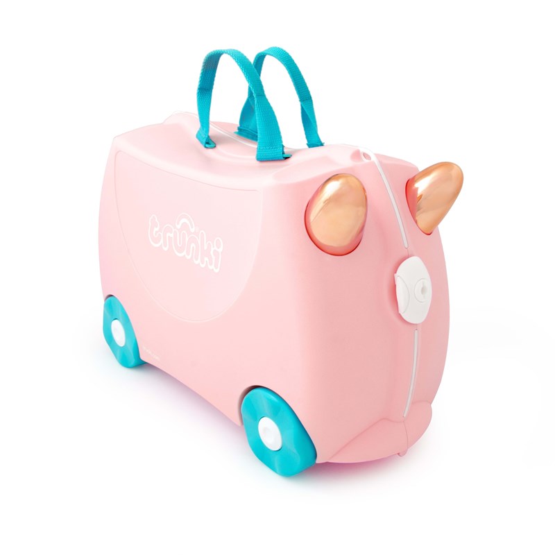 Trunki Børnekuffert med hjul Lyserød 2