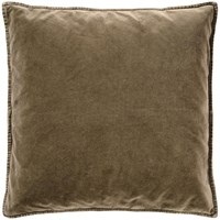 Ib Laursen Kuddfodral Velour Brun/beige 50x50cm