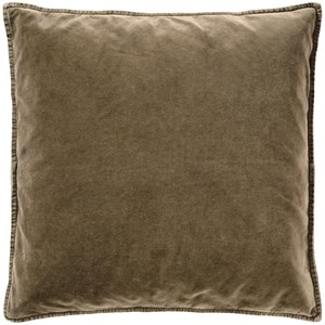 Ib Laursen Kuddfodral Velour 50x50cm Brun/beige