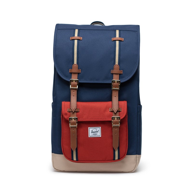 Herschel Rygsæk Little America Blå/Rød/Sort 15" 1