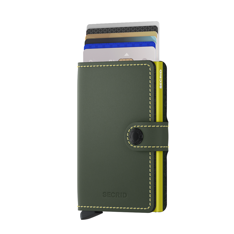 Secrid Kortholder Mini wallet Lime 2