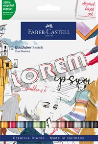 Faber-Castell Tuscher Sketch 12 st. Multi
