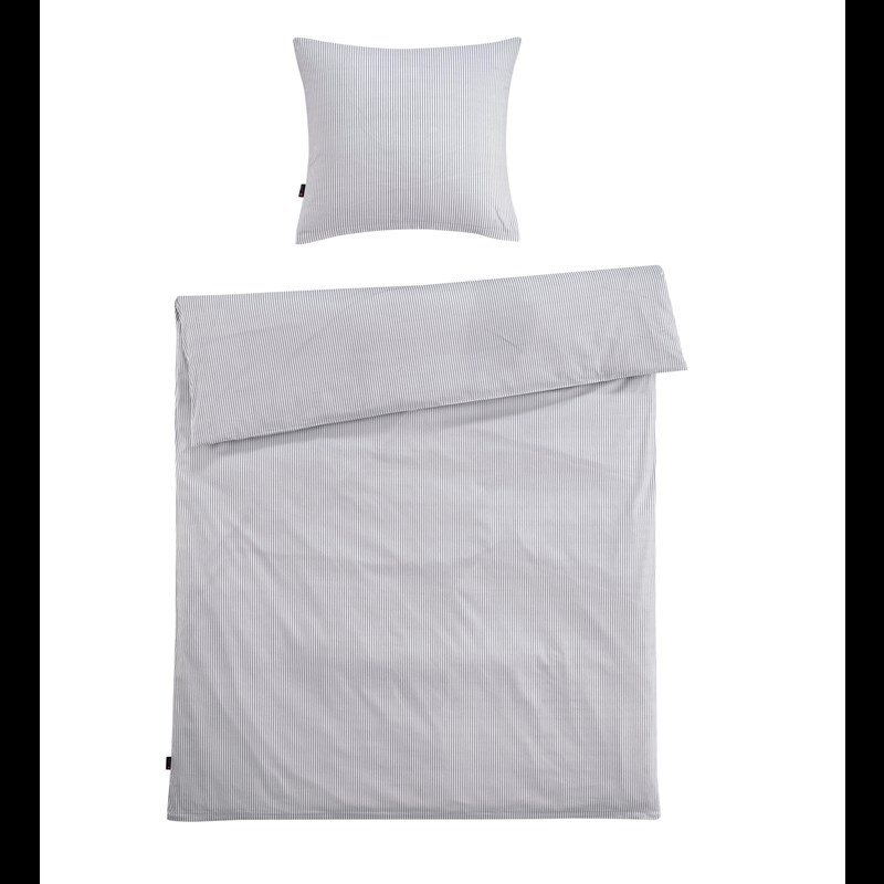 bySKAGEN Sengetøj Josefine Grå/hvid 140x220 1
