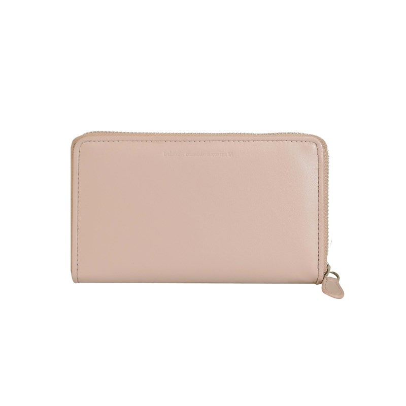 Belsac Pung, stor lynlås pung Gammel Rosa