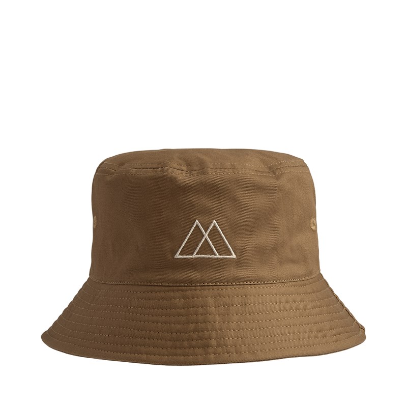 MARKBERG Mobbare Hatt BucketMBG Logo Karamell 1