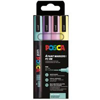 POSCA Pennor UNI POSCA PC-3M 4-pack Multi
