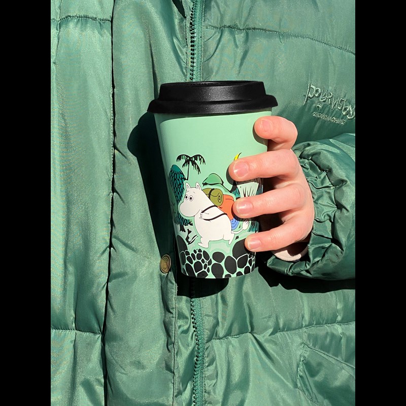 Nordic Buddies Takeaway mugg Mumintrollet Grön 2