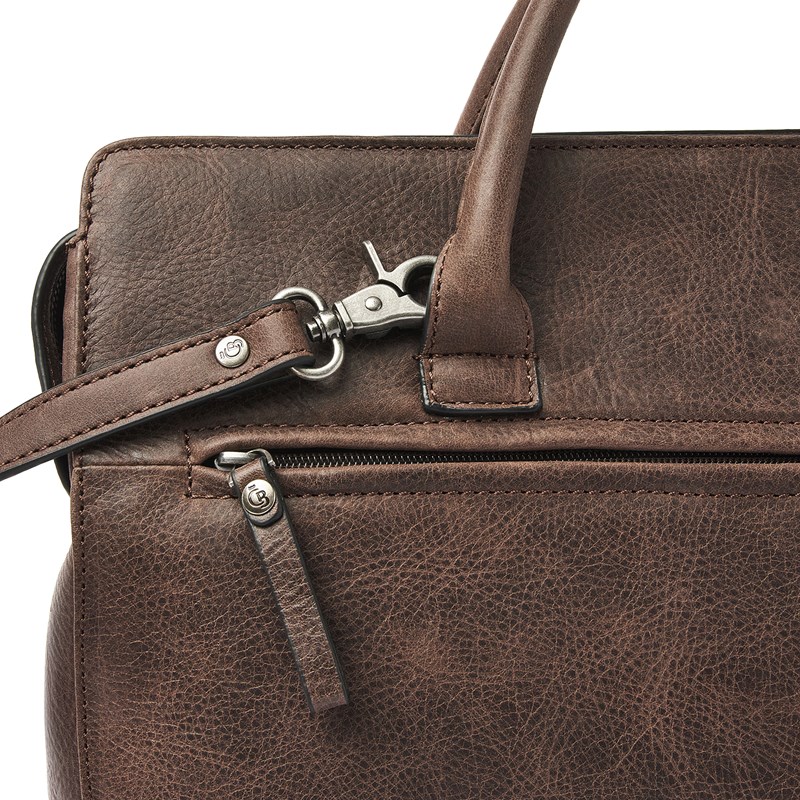 Castelijn & Beerens Handväska RFID Mocca Brun 15" 5