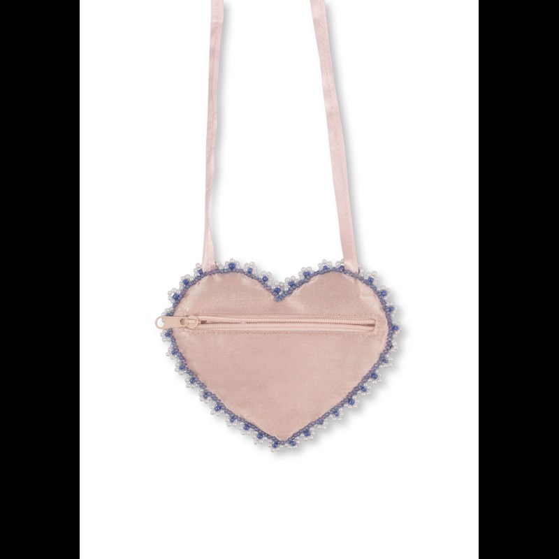 Konges Sløjd Axelväska Beaded Heart Mini Svart 3