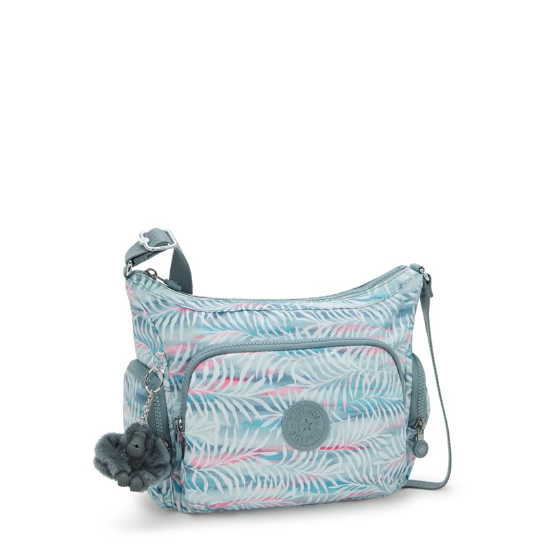 Kipling Crossbody Gabb S Blå med blomma 4