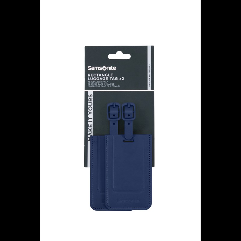 Samsonite Bagagemärke 2 stk M. blå 1