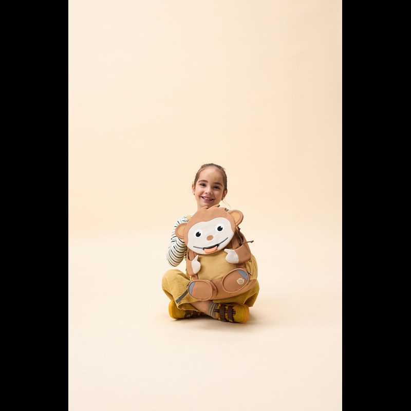 Affenzahn Barnryggsäck Large Friend Affe Brun/beige 8