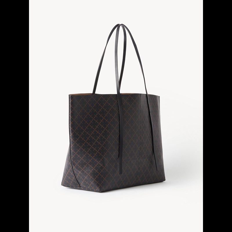 By Malene Birger Shopper Abi Svart/Brun 2