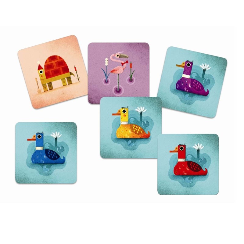 DJECO Kortspil Crazy Ducks   Multi 2