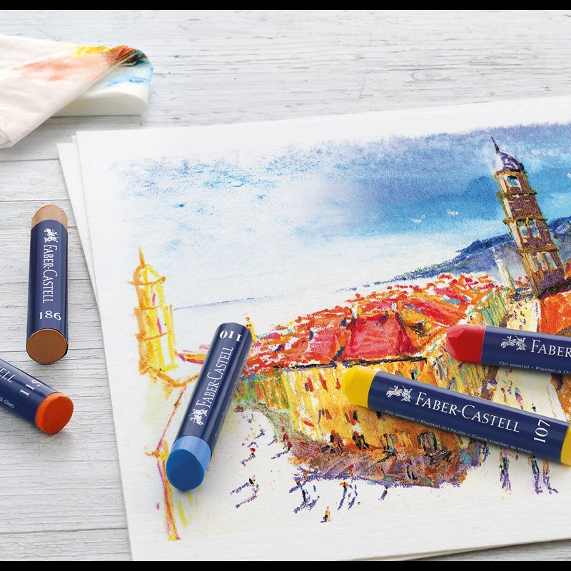 Faber-Castell Oljepastellkritor 24 st. Multi 3