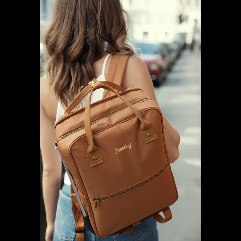 Standley Rygsæk LeanBag m/siddepude Rød 16" 10