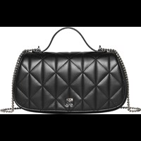 Calvin Klein Skuldertaske Quilted Emblem Sort 1