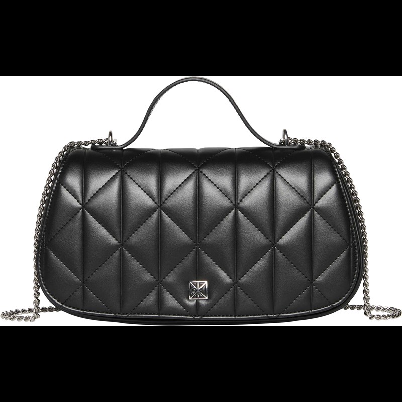 Calvin Klein Skuldertaske Quilted Emblem Sort 1