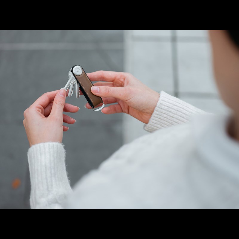 Orbitkey Nøgleholder Hybrid Brun 4