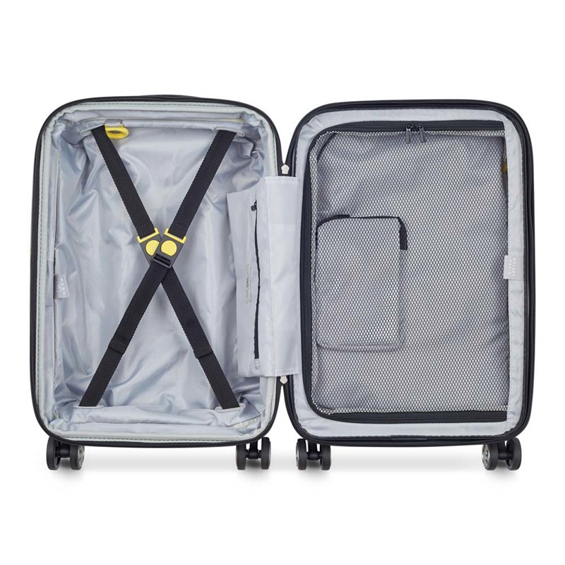 Delsey Resväska Shadow Svart/Grön 55 Cm 3