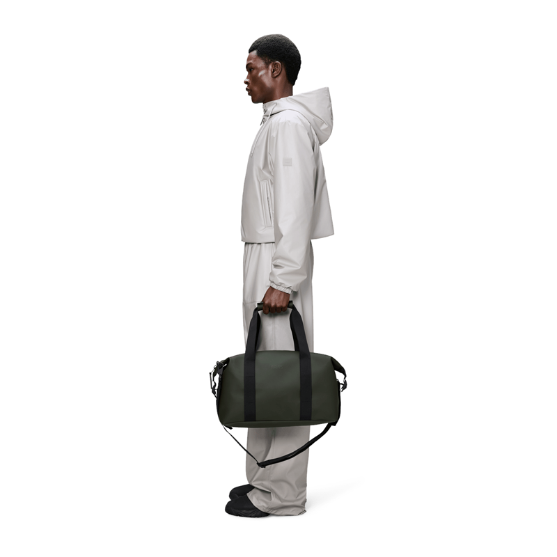 RAINS Rejsetaske Hilo Weekend Bag S Grøn 4