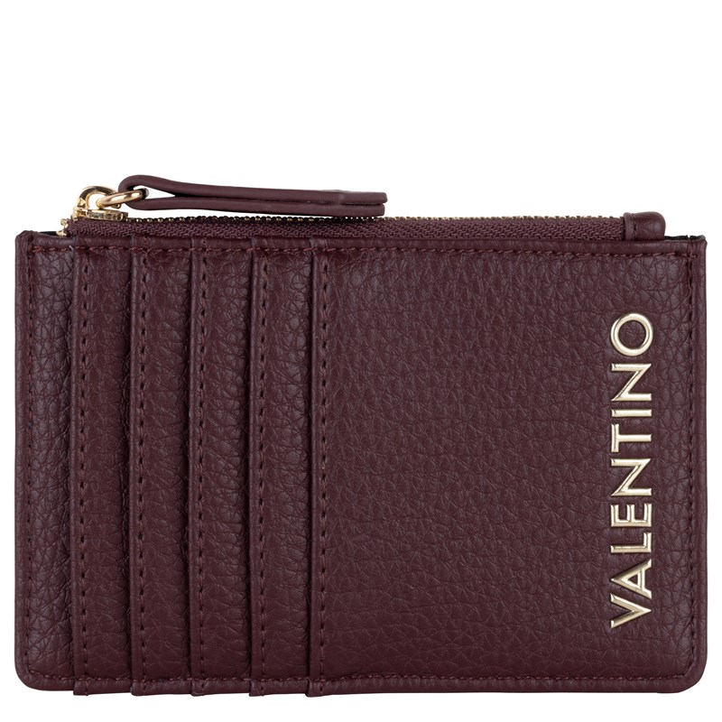 Valentino Bags Korthållare Post Re  Bordeaux m/svart 1