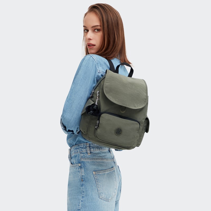 Kipling Ryggsäck City Pack S Mörkgrön 2