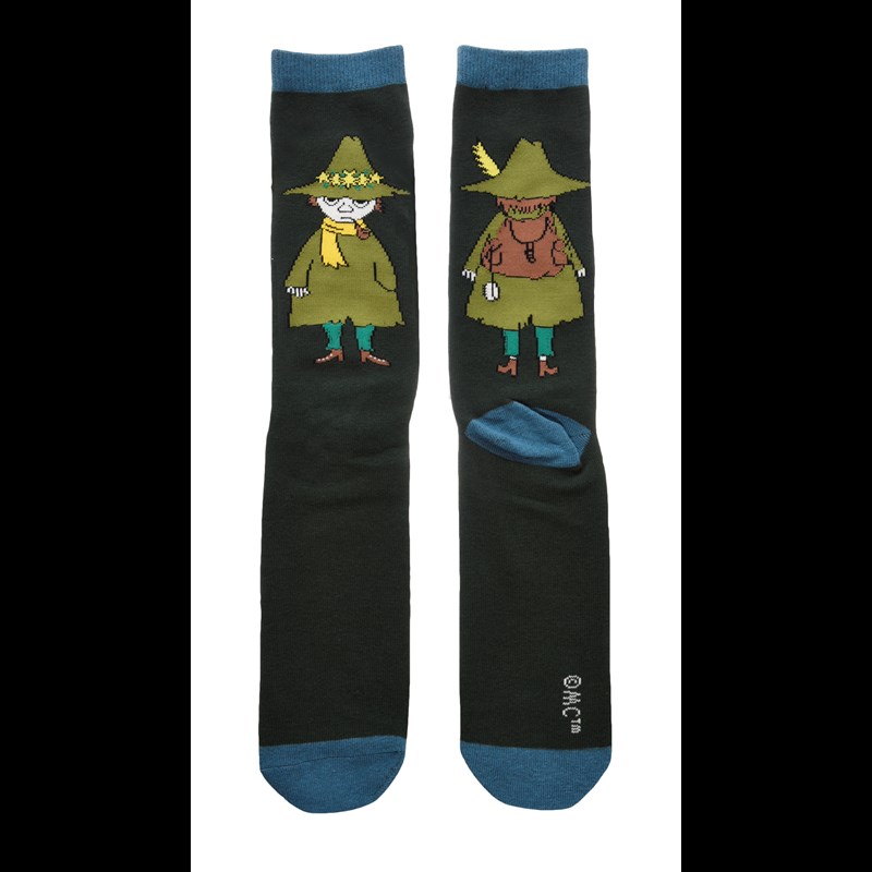 Nordic Buddies Herrstrumpor Mumin Blå/Grön 4