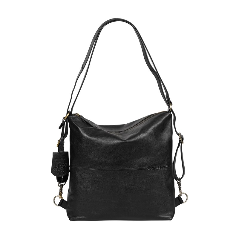 Burkely Skuldertaske Natural Norah Sort 1