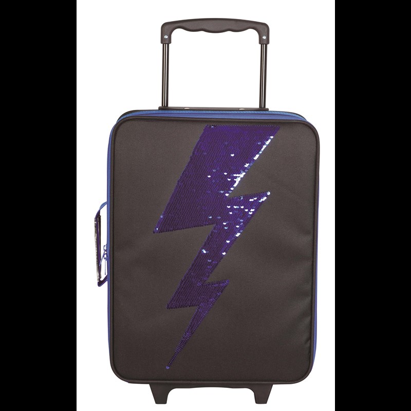 Yougo Børnekuffert Lightning Sort/blå 1
