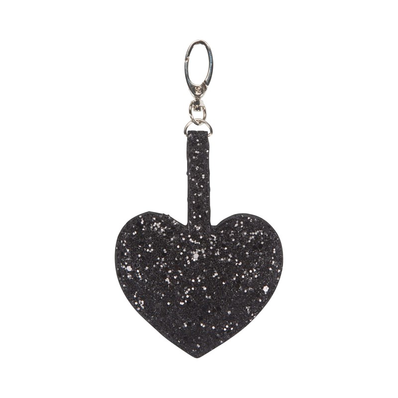 Sofie Schnoor Nøglering m/hjerte Sort 1