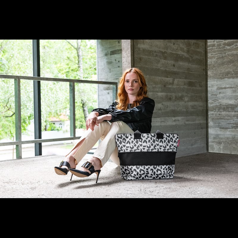 Reisenthel Shopper e1 Sort/Grå/Hvid 2