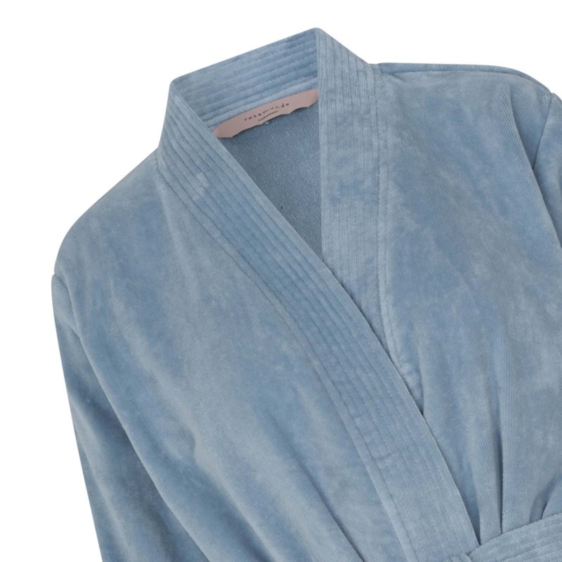 Rosemunde Morgenkåbe Blå Str L 2