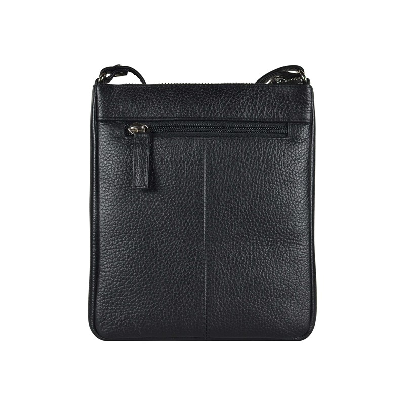 Belsac Crossbody med lynlås i toppen Sort 2