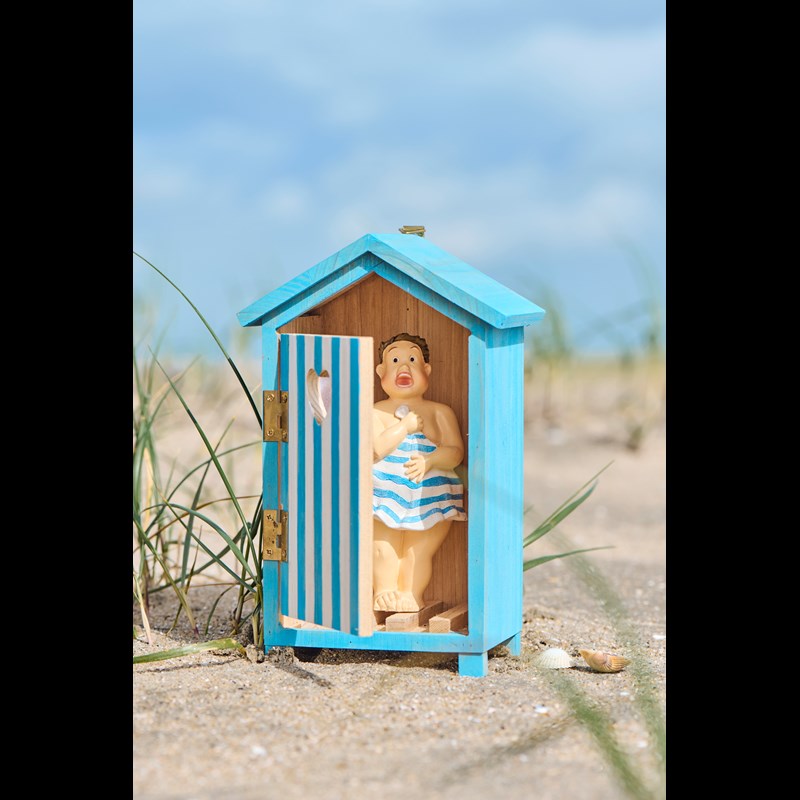 Ib Laursen Vægophæng Badehus Mand Blå 2