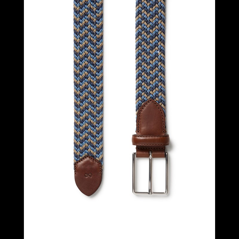 Saddler Herrebælte Mars Mørk blå 85 Cm 2