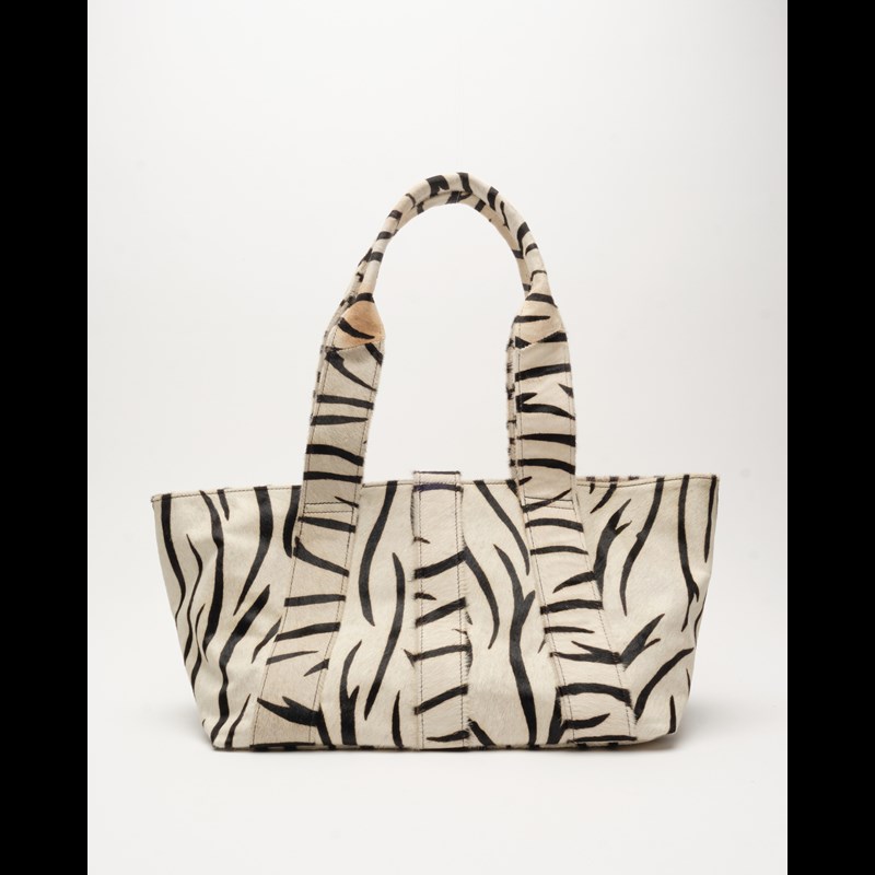 Núnoo Shopper Maxi Deluxe Sort strib 6