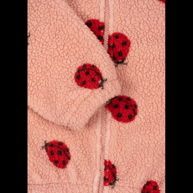 Konges Sløjd Jacka Jody Teddy Ladybug Pink Röd/rosa 18 mdr. 4