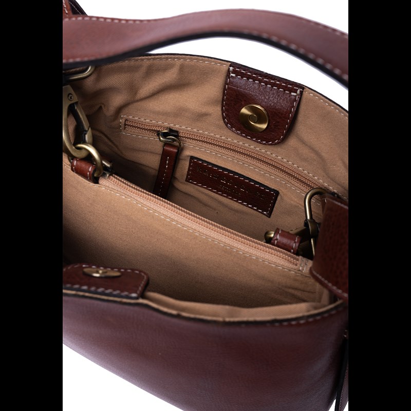 RE:DESIGNED Skuldertaske Naya Small Cognac 5