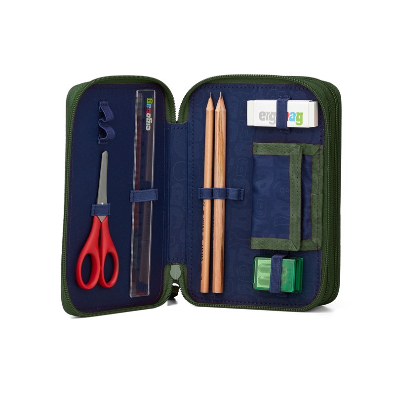 Ergobag Penalhus Maxi ExBeardition Grøn/orange 3