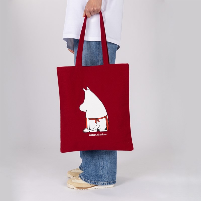 Nordic Buddies Tote Bag Muminmmamma  Bordeaux 3