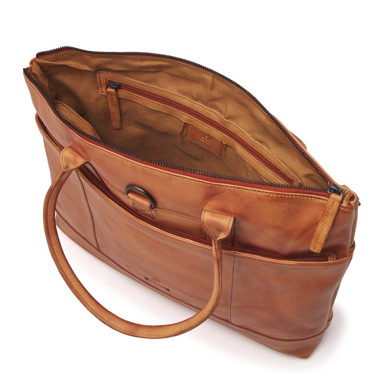 dR Amsterdam Computertaske Camel 15" 3