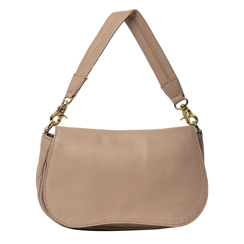 RE:DESIGNED Skuldertaske Fausta Small Taupe 1