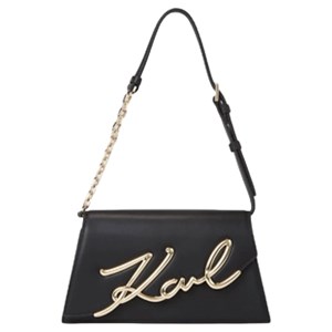 KARL LAGERFELD Axelväska Svart/Guld