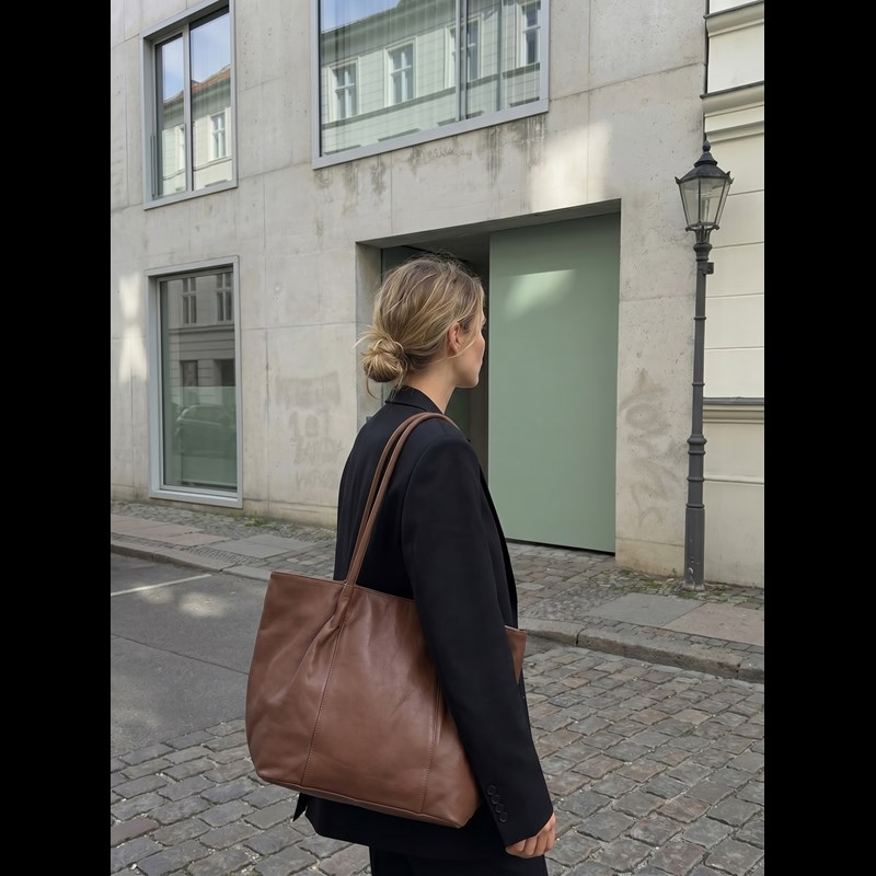 Aura Shopper Nova  Cognac 14" 8