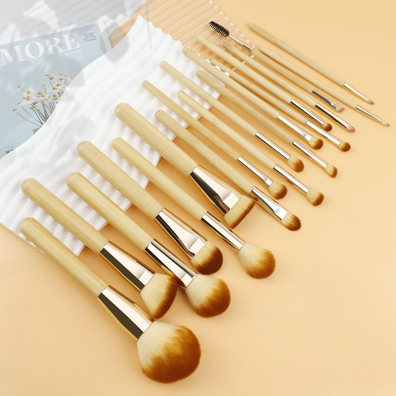 Technique Pro Makeupbørste Sæt Golden Bamboo Gylden 3